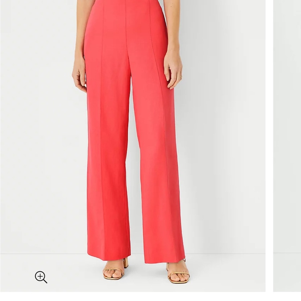 Side Zip Straight Pant. 41% Lyocell, 30% Rayon, 29%Linen STYLE #613185.